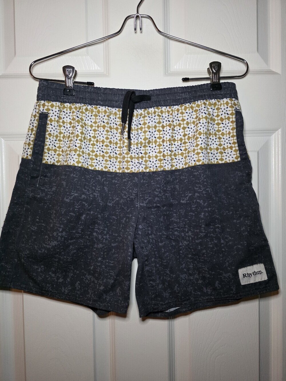 Rhythm | Drawstring Cotton Blend  Shorts Sz 30